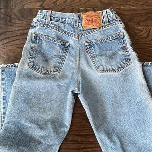 Levi's Light Blue Straight Leg Jeans reworked by Aligrace🩷